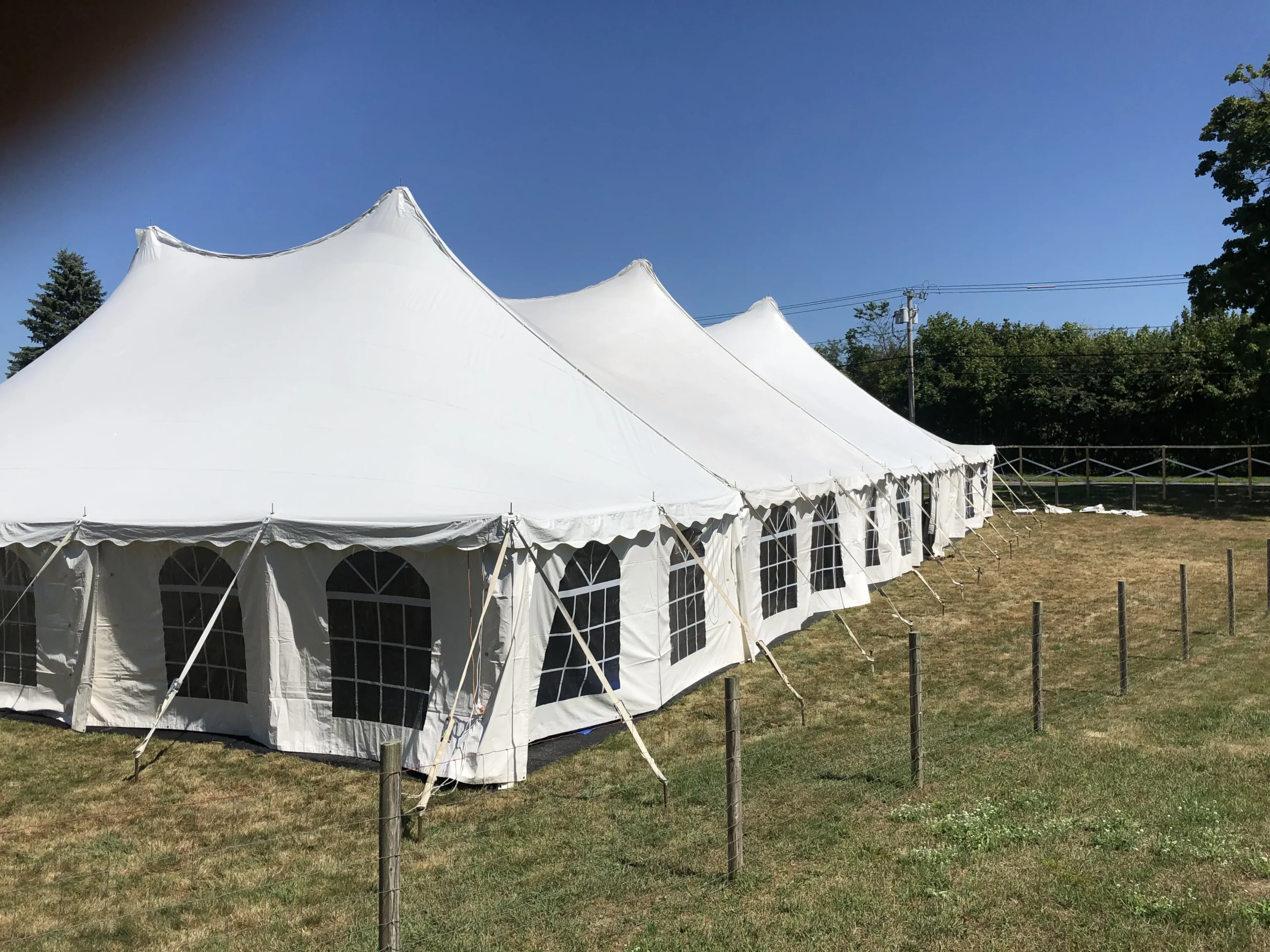 All Island Tent heated tent